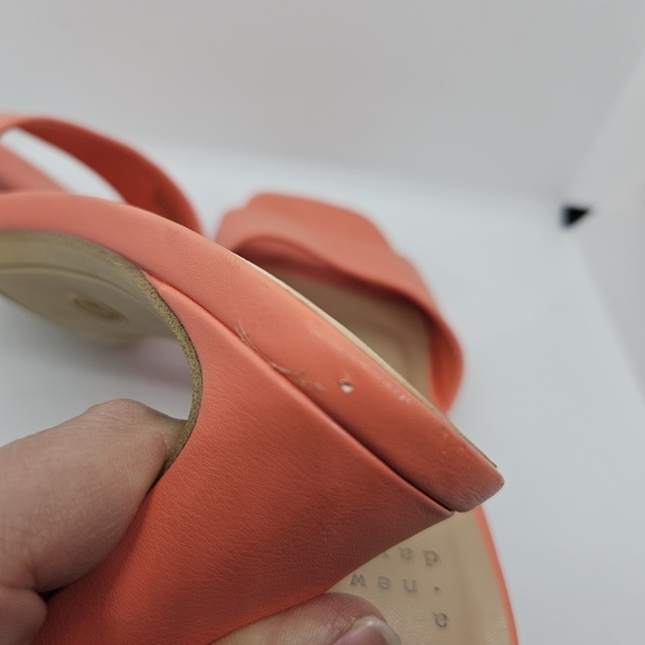 a new day coral pink heeled slides size 8.5 - Picture 11 of 11